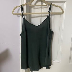 Aritzia Wilfred tank Dark Green